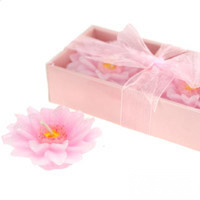 花型蠟燭禮盒(粉色)