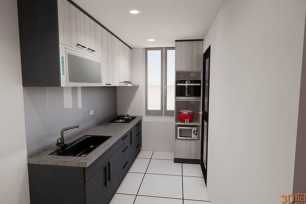 桃園/老屋翻修/中埔六街/愛菲爾永安店/3D擬真圖/裝潢0糾