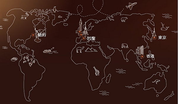 Chocolat map