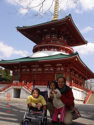 高大的寺廟