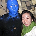 So excited! I took a photo with Blueman