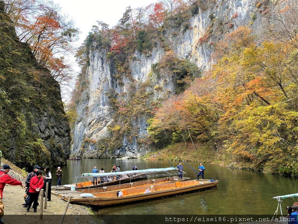 ★紅葉東北D5-1★日本百景猊鼻溪木舟遊＋投運石ｘ世界遺產中