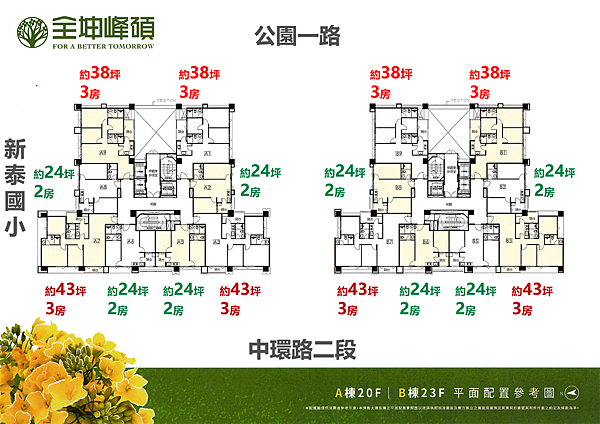 標準層(坪數)