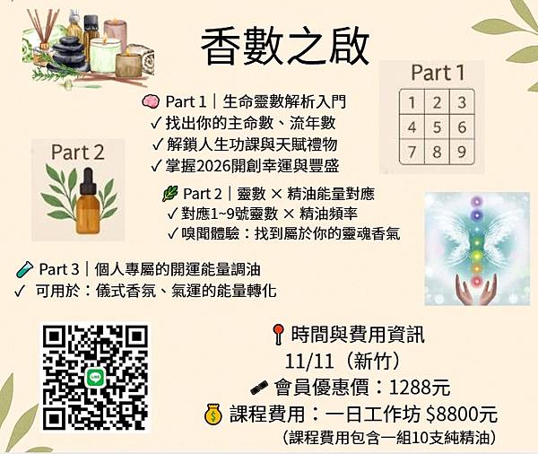 「香數之啟」一日工作坊