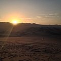 Sunset in the desert