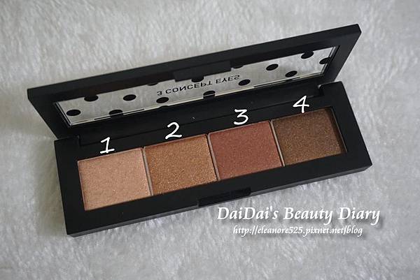 3CE Dot Eye Shadow palette #sienna