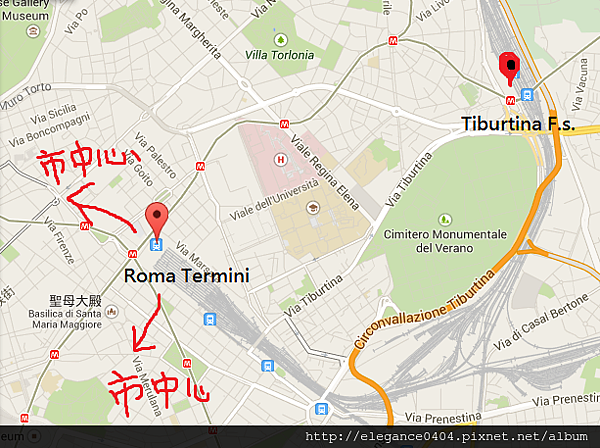Roma Termini - Google 地圖