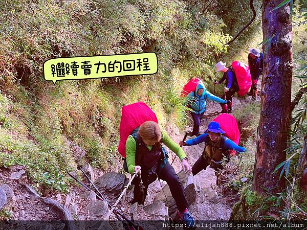 【帝王之山4天3夜】南湖大山之多加屯山/方便屋洗漱/最終日/