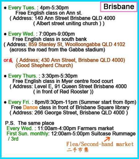 Free English Classes Brisbane