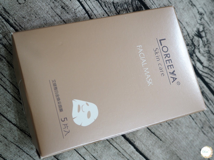 保養。臉部-面膜。季節變化小毛病,安撫不定肌 LOREEYA 艾綠雅白金喚彩面膜