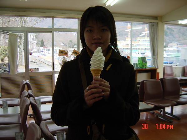 再冷也要吃ice cream