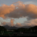 高速公路新竹路段的雲