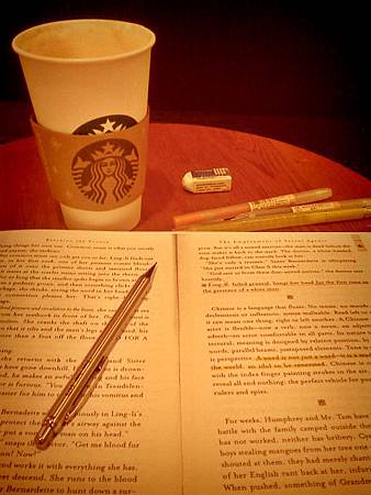 Enjoying Study Alone with Coffee