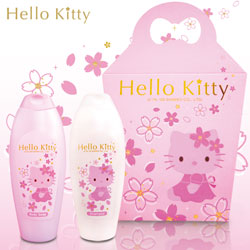 Hello Kitty 櫻花玻尿酸 沐浴.洗髮組.jpg