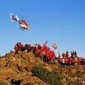 玉山頂直昇機空拍