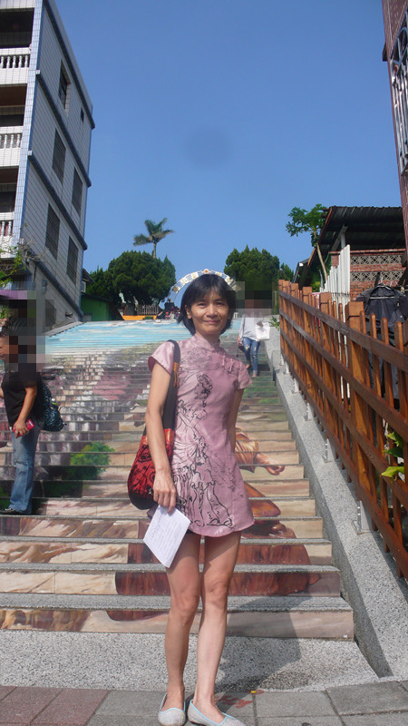 三義建中國小三D彩繪階梯 三義建中國小三D彩繪階梯