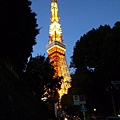 夜晚的東京鐵塔