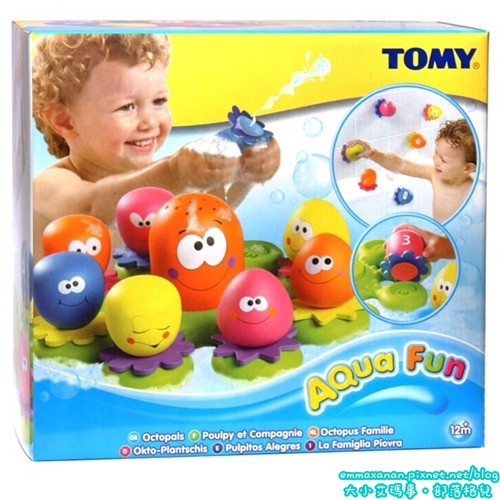 [育兒好物開團] TOMY 洗澡章魚玩具