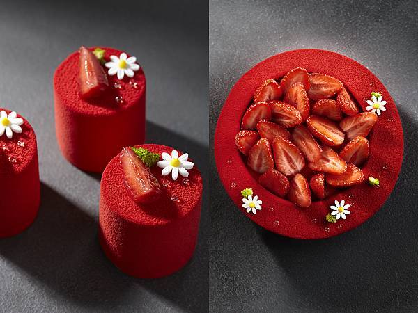 dyptique_fraisiers_LaPatisserieCyrilLignac dyptique_fraisiers_LaPatisserieCyrilLignac
