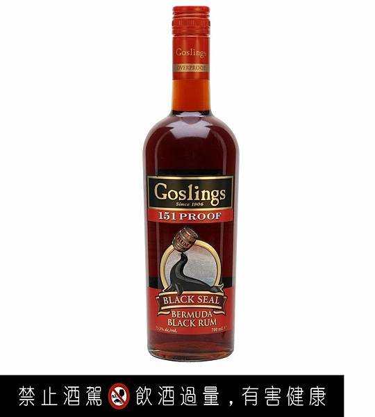＝ 戈斯林黑豹蘭姆酒 Goslings Black Seal 151 ＝