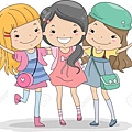 16840285-Illustration-of-a-Group-of-Girls-Huddled-Together-Stock-Illustration-friends-cartoon-best.jpg