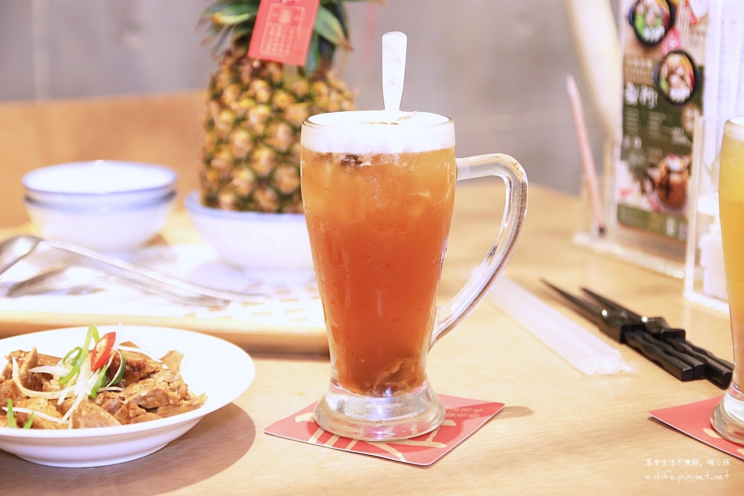 台中美食有春茶館－柴燒桂圓茶