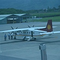 這是台東綠島通行的小飛機