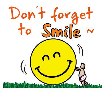 Don't forget to smile