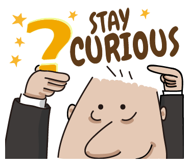 LINE 英文貼圖: 湯瑪斯探員歷險記 九部曲: Stay Curious