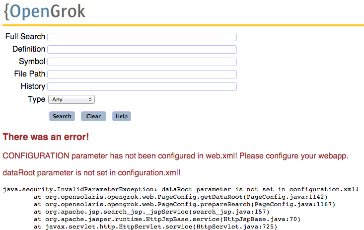 opengrok_config_error