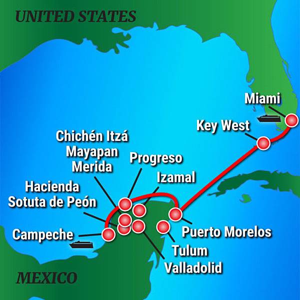 Map-Grand-Mayan-Experience-Mexico