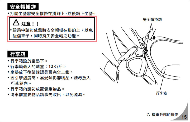 機車使用手冊