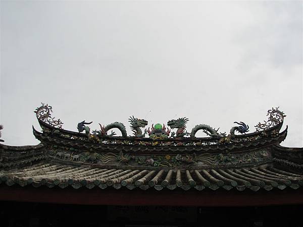 潮州會館的屋頂
