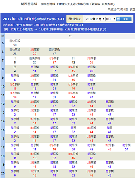 JR関西空港駅發車時刻表01.png