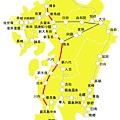 JR Kyushu rail map(Eric218)