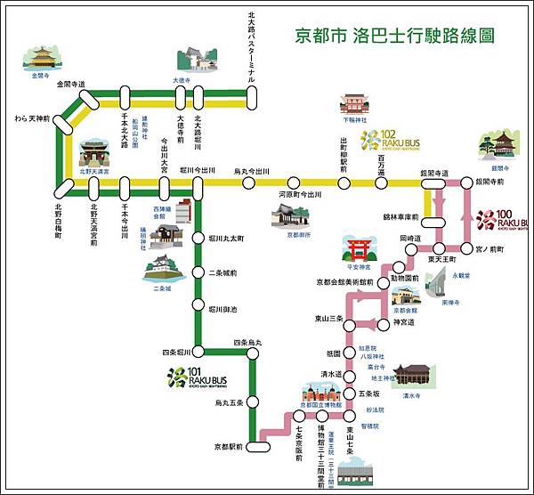 洛巴士行駛路線圖