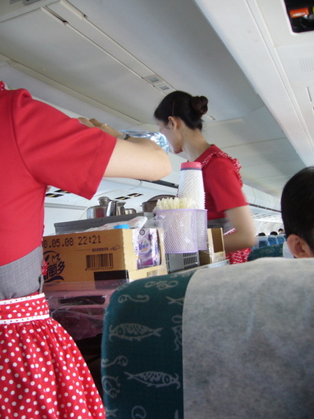 遠東航空離島線飛機上08