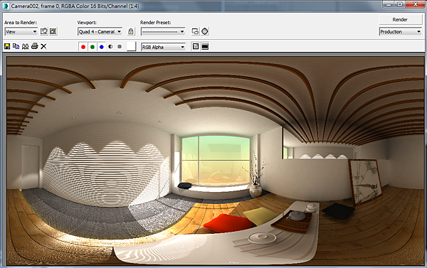 如何用3ds Max VRay製作3D 360 VR虛擬實境全景相片並上傳至Facebook-05 如何用3ds Max VRay製作3D 360 VR虛擬實境全景相片並上傳至Facebook-05