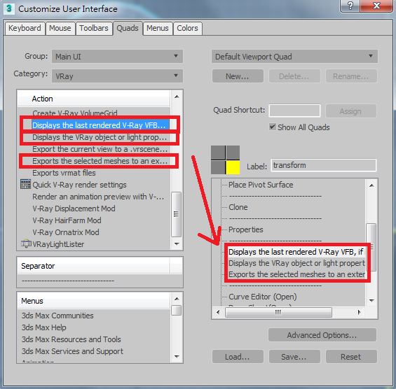 [VRAY教學]V-Ray 3.4 右鍵選單不見的解決方式-06