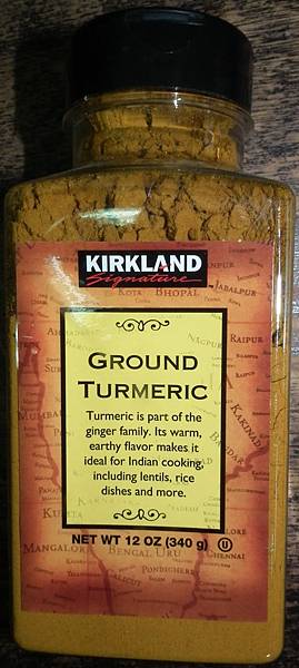 $109 Kirkland Signature 科克蘭 薑黃粉 340公克 商品編號#1157899 DSCF0054 (3).JPG