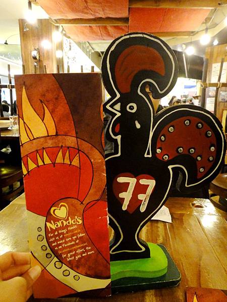 Nando's號碼牌