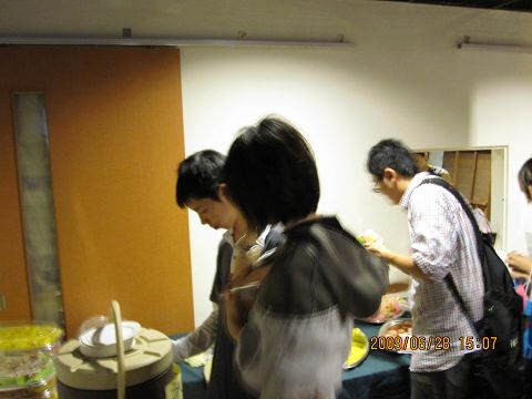 走秀結束後的小餐點