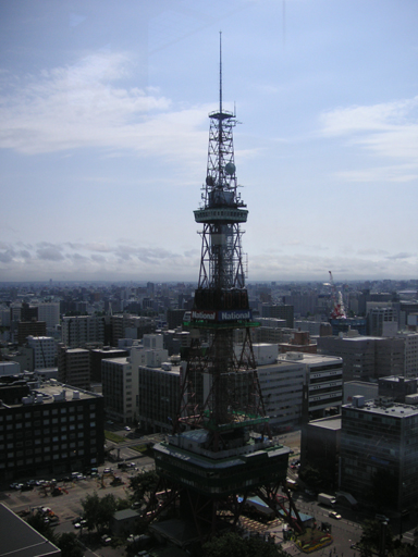 市役所展望台所見之TV Tower