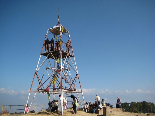 Nagarkot ～山頂的鐵架塔