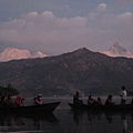 Pokhara ～ Phewa Lake 上看魚尾峰