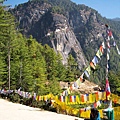 Taktsang Monastery（Paro）～垂掛的五色旗