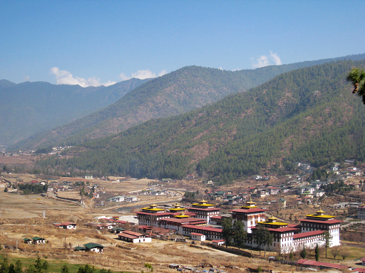 Sangjay Gang（Thimphu）～鳥瞰辛布村落