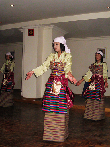 民族舞蹈表演（Thimphu）～女生歌舞