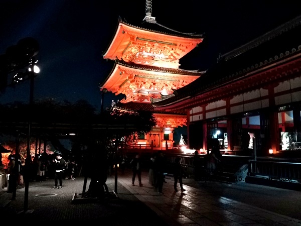 【2018年京都旅行】一個人獨旅賞楓~清水寺賞夜楓