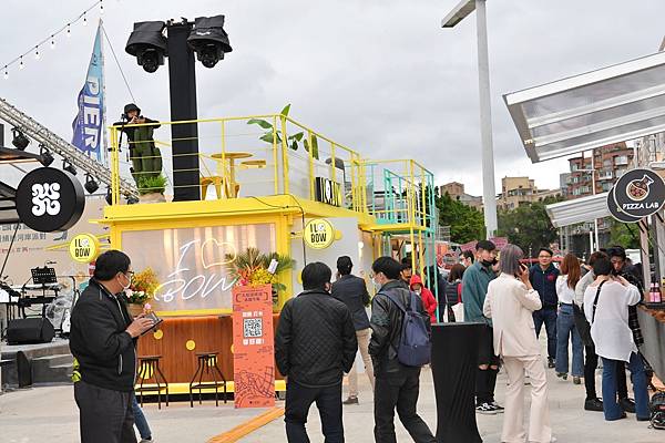 圖說:大稻埕碼頭貨櫃市集Opening Party在4月8日盛大舉辦 圖說:大稻埕碼頭貨櫃市集Opening Party在4月8日盛大舉辦